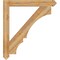 Ekena Millwork Balboa Arts & Crafts Rough Sawn Bracket, Western Red Cedar, 4"W x 36"D x 40"H BKT04X36X40BOA03RWR - alternate 3